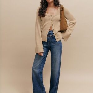 Reformation Alyssa High Rise Wide Leg Jeans